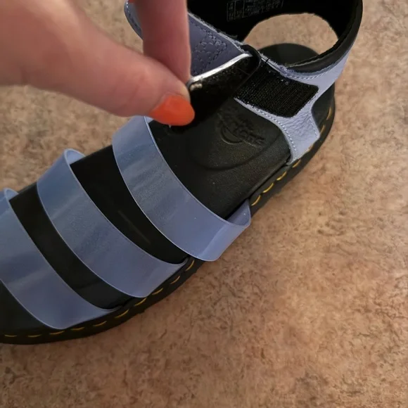 Size 11 women’s purple Doc Martens sandals - Picture 4 of 5